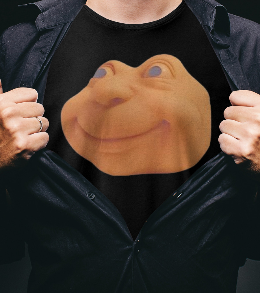 Halloween Costume Funny Expression Meme Face Pumpkin Head T-Shirt