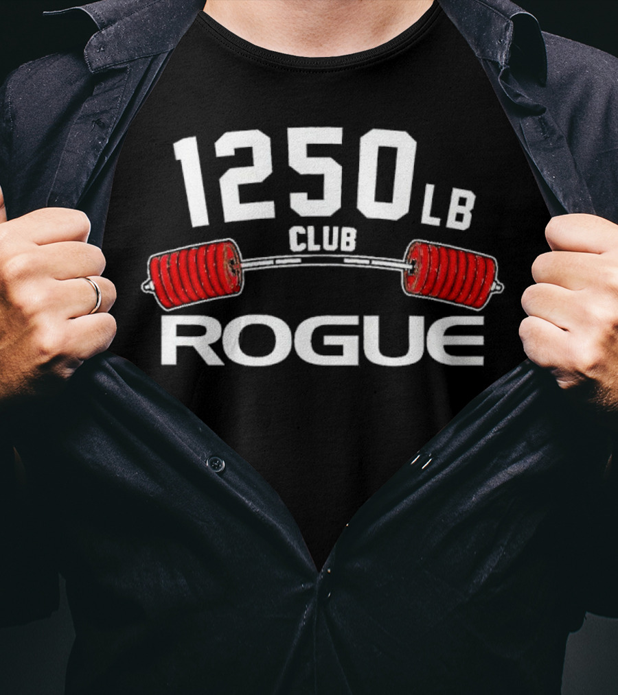 1250 LB Club Rogue Barbell T-Shirt