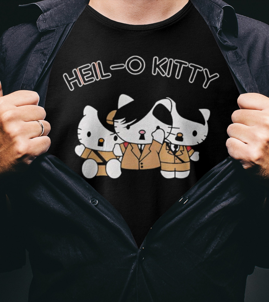 Adolf Hitler X Heil O Kitty T-Shirt