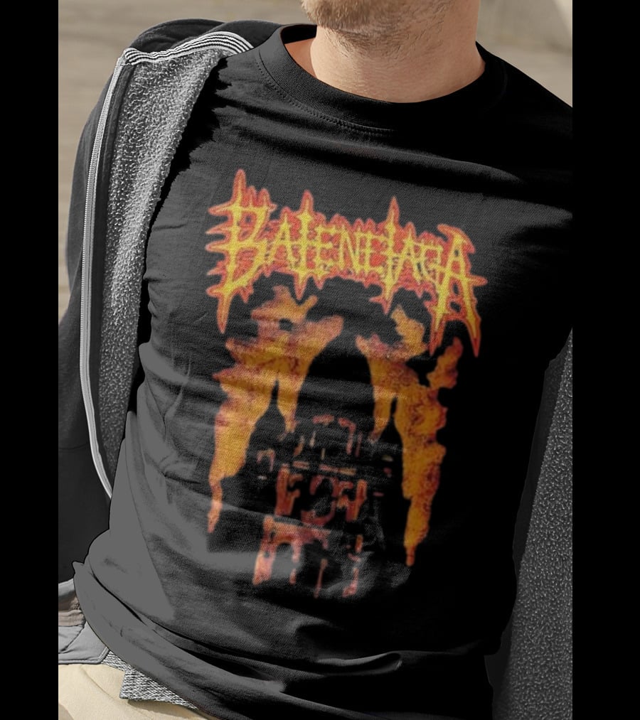 Balenciaga Fire Print Anne Hathaway Style T-Shirt