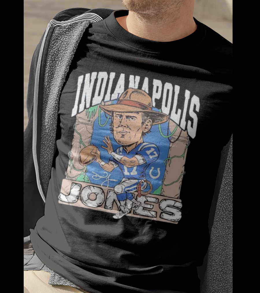 Indianapolis Jones Indianapolis Colts Daniel Jones Signature Adventure T-Shirt