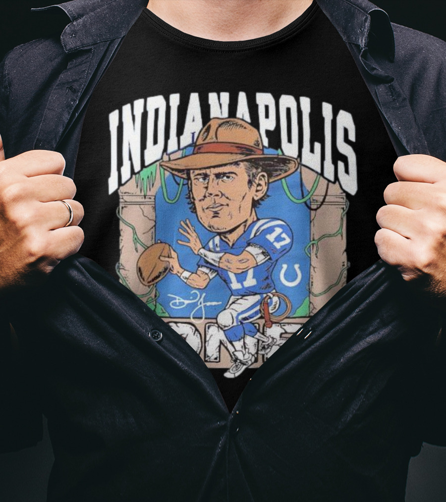 Indianapolis Jones Indianapolis Colts Daniel Jones Signature Adventure T-Shirt