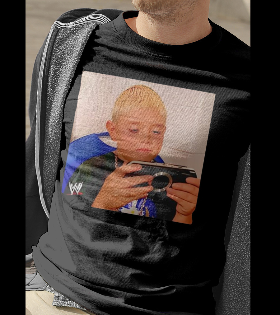 Dominik Mysterio Young WWE Star Playing PSP T-Shirt