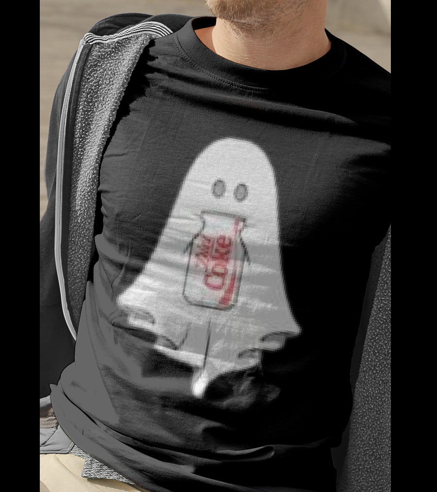Ghost Drinking Diet Coke Can T-Shirt