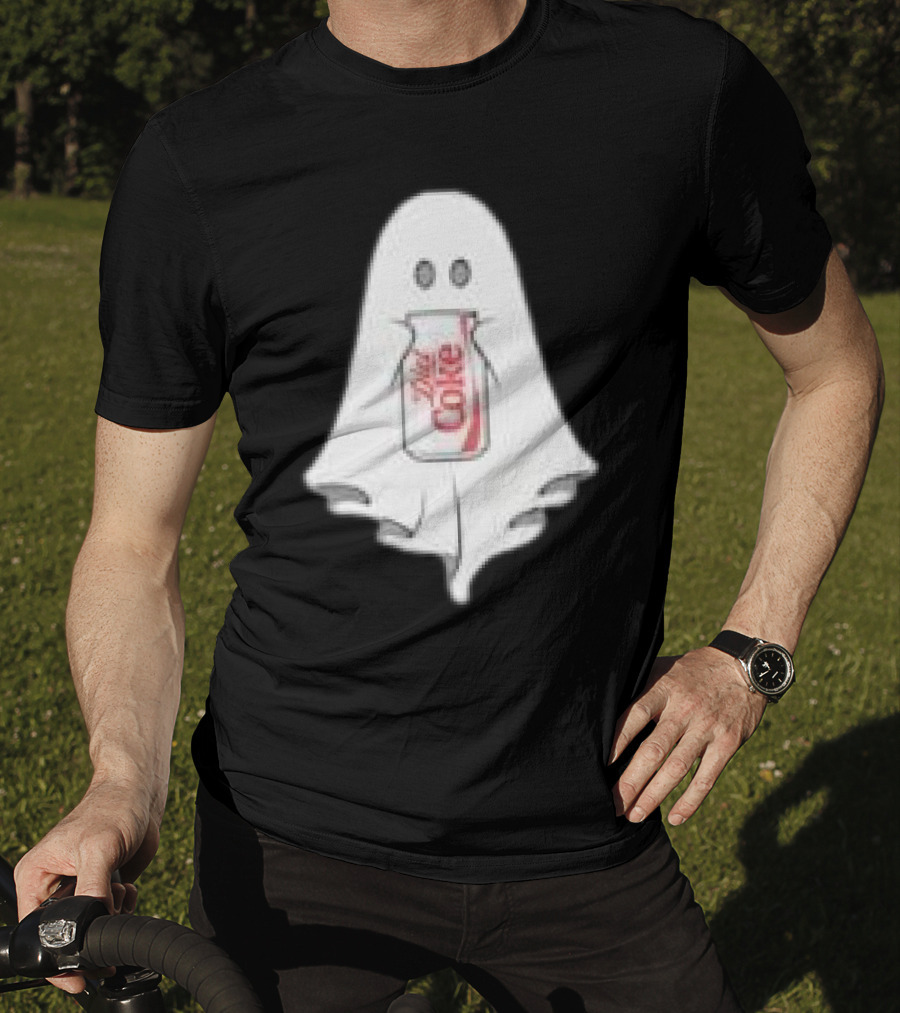 Ghost Drinking Diet Coke Can T-Shirt