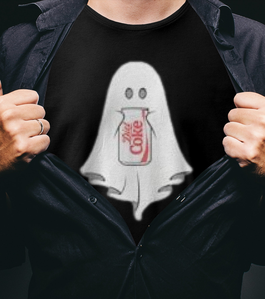 Ghost Drinking Diet Coke Can T-Shirt