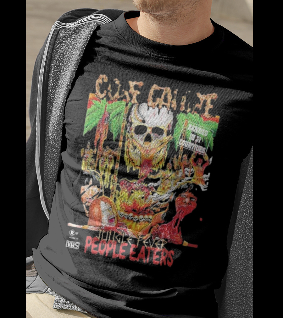 Gore Galore Banned In 31 Countries Jungle Fever People Eaters T-Shirt