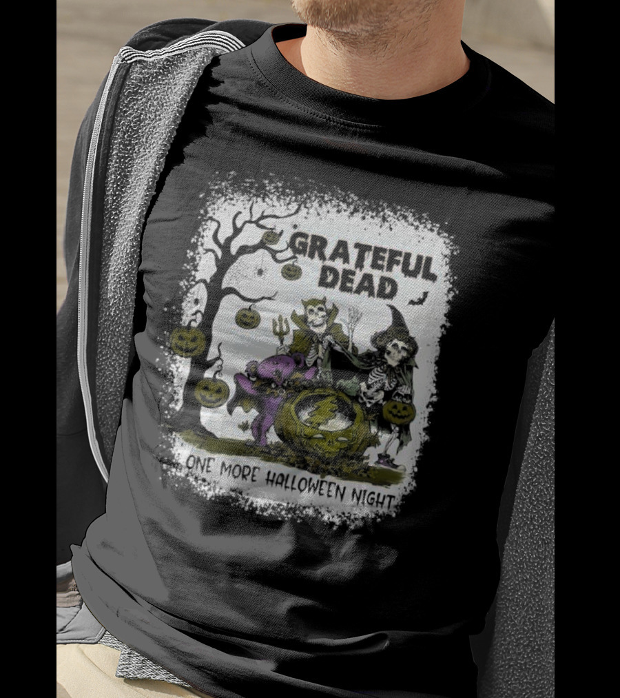 Grateful Dead One More Halloween Night 2025 Funny T-Shirt