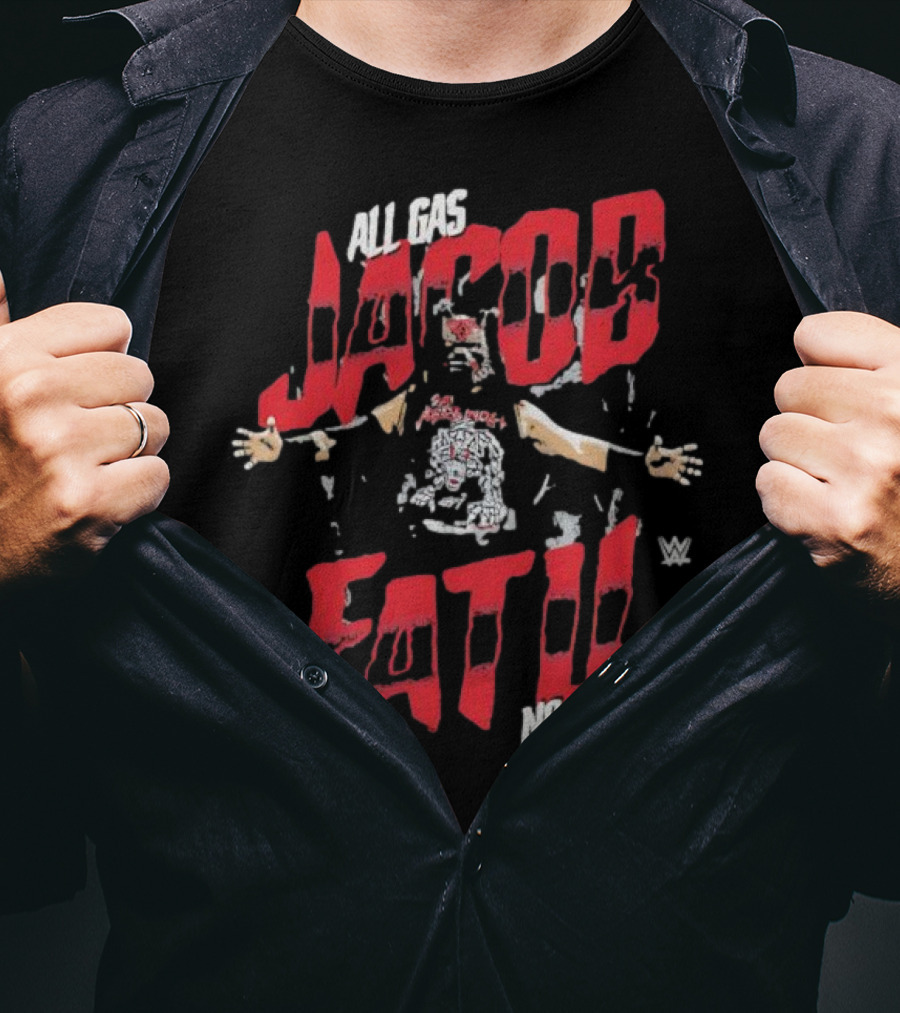 Jacob Fatu All Gas No Brakes Wrestling WWE Style T-Shirt