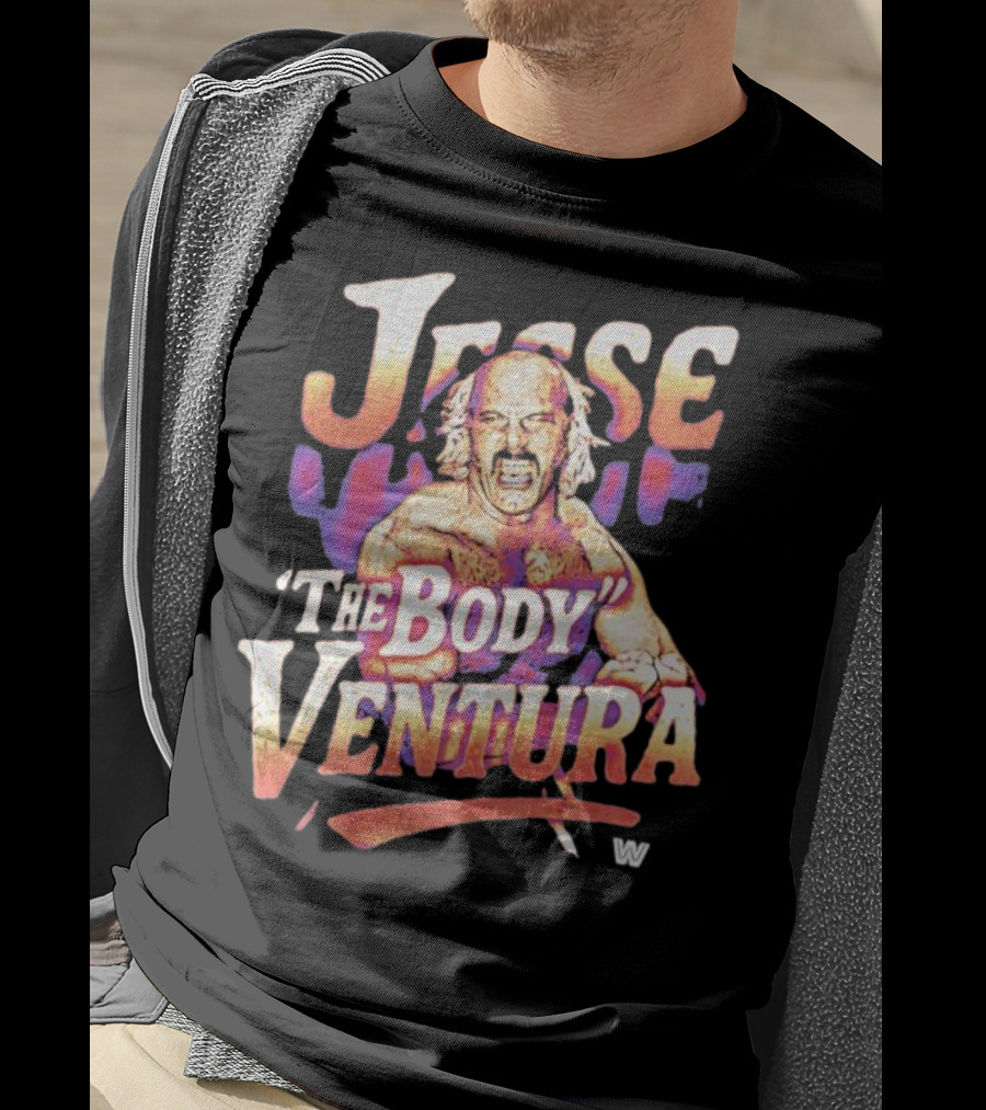 Jesse Ventura The Body Vintage Wrestling W T-Shirt