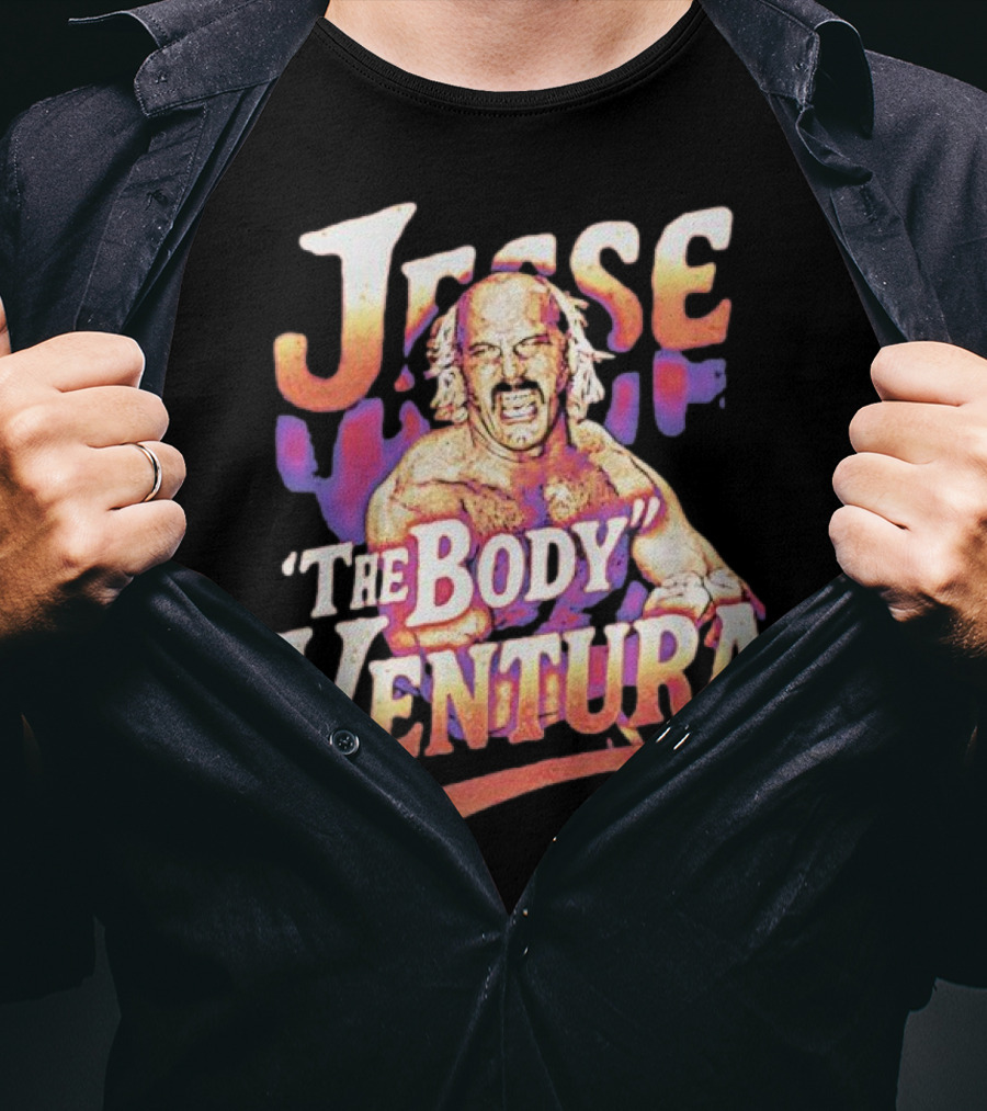 Jesse Ventura The Body Vintage Wrestling W T-Shirt