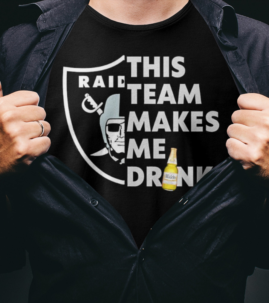 Las Vegas Raiders Beer Fun Game Day Humor T-Shirt