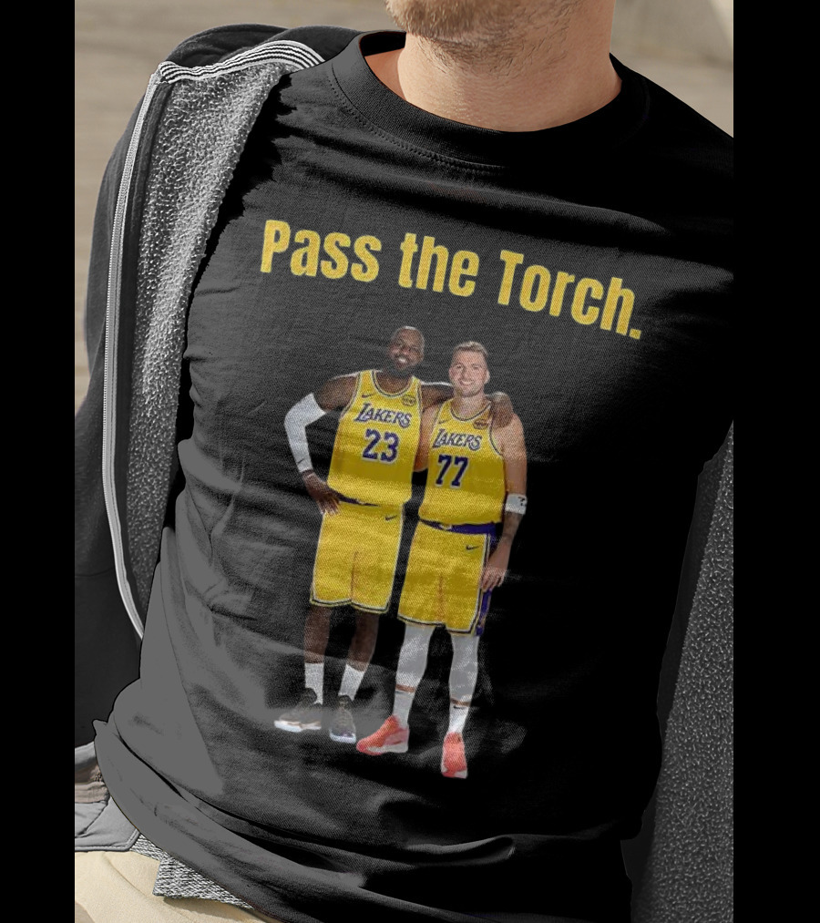 Lakers 23 And 77 Pass The Torch T-Shirt