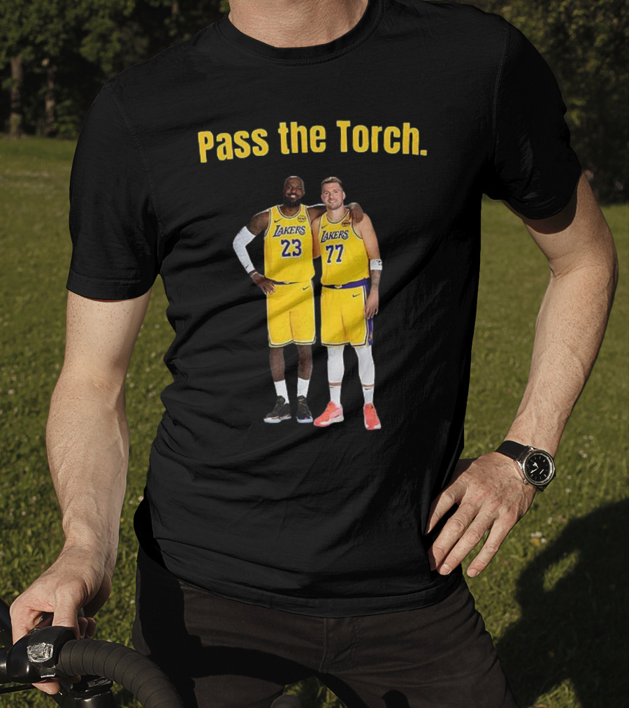 Lakers 23 And 77 Pass The Torch T-Shirt