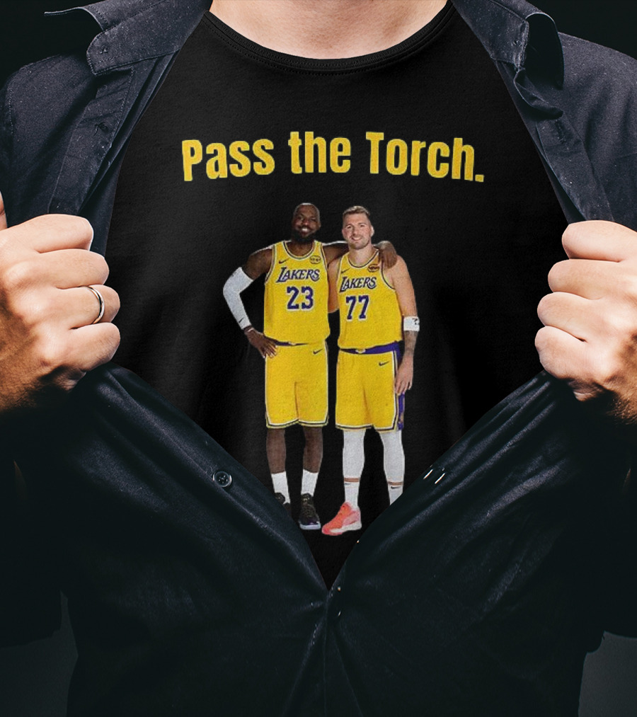 Lakers 23 And 77 Pass The Torch T-Shirt