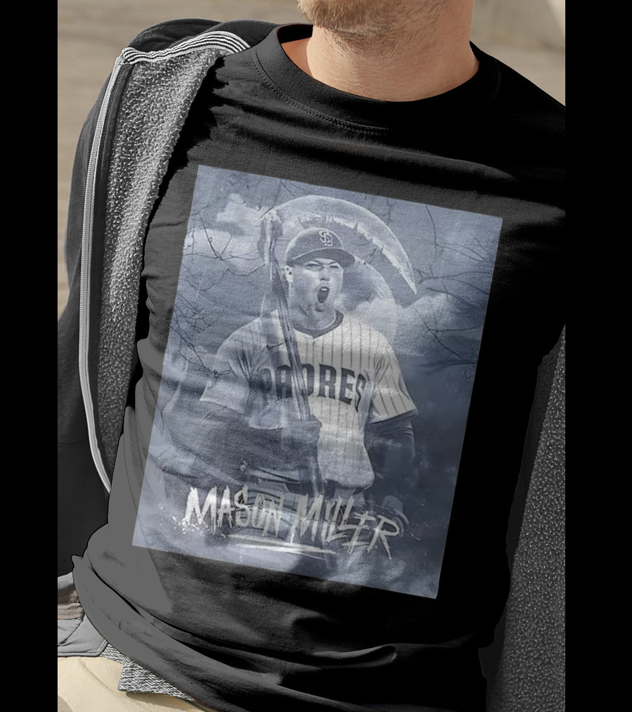 Mason Miller Padres Halloween Baseball 2025 T-Shirt