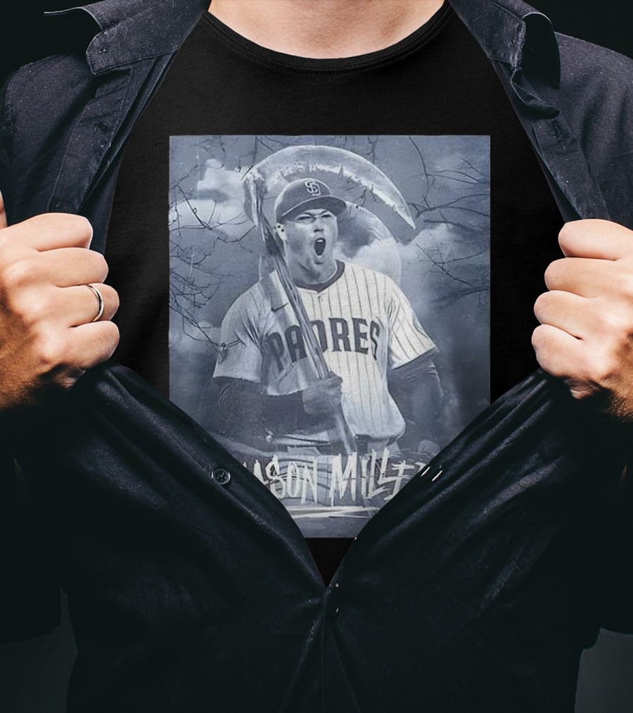 Mason Miller Padres Halloween Baseball 2025 T-Shirt