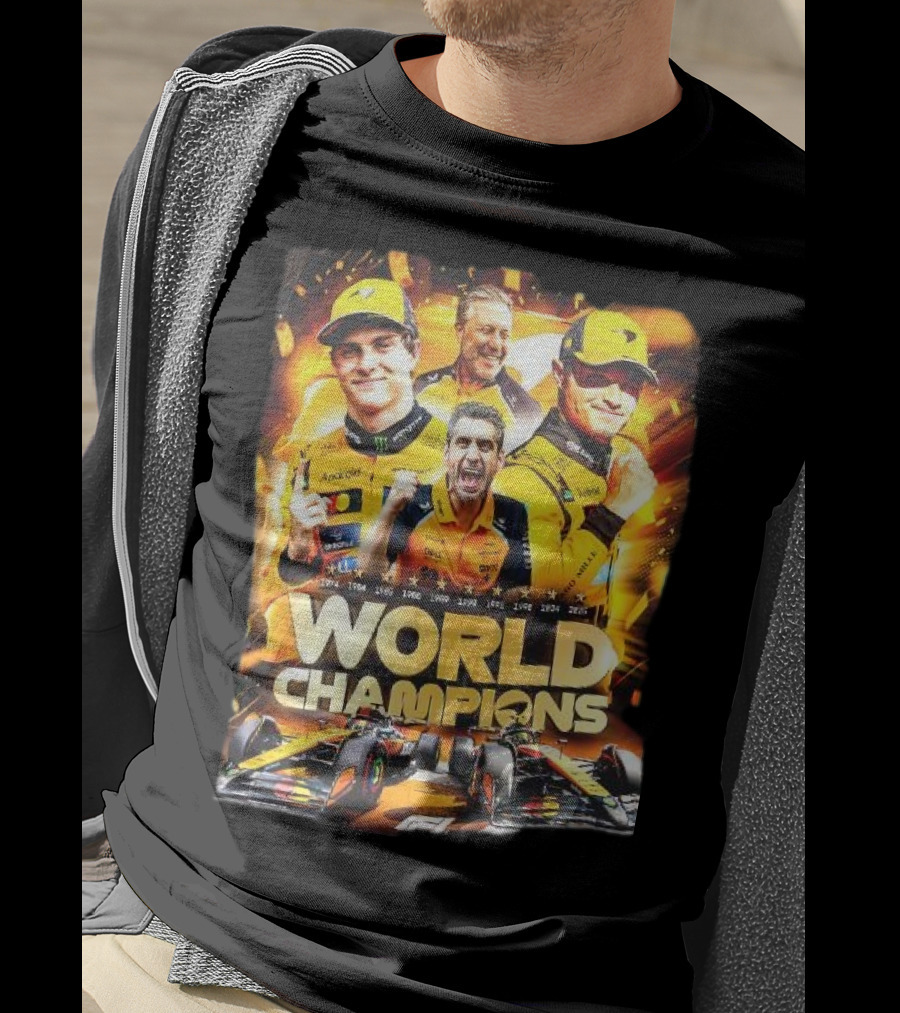 McLaren World Champions 2025 Racing Legends T-Shirt