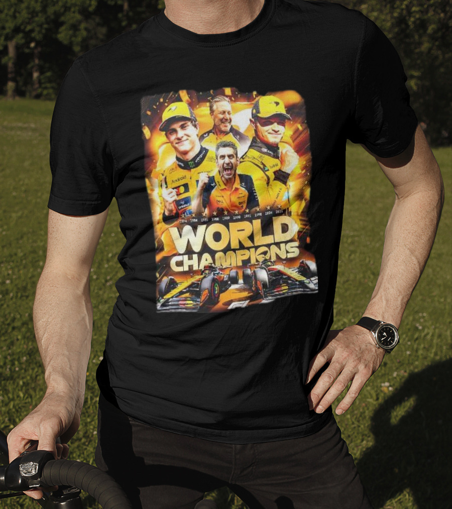 McLaren World Champions 2025 Racing Legends T-Shirt