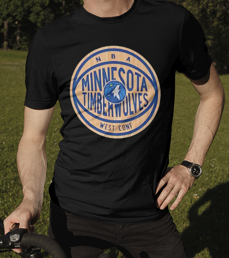 NBA Minnesota Timberwolves West Conf Team Emblem T-Shirt