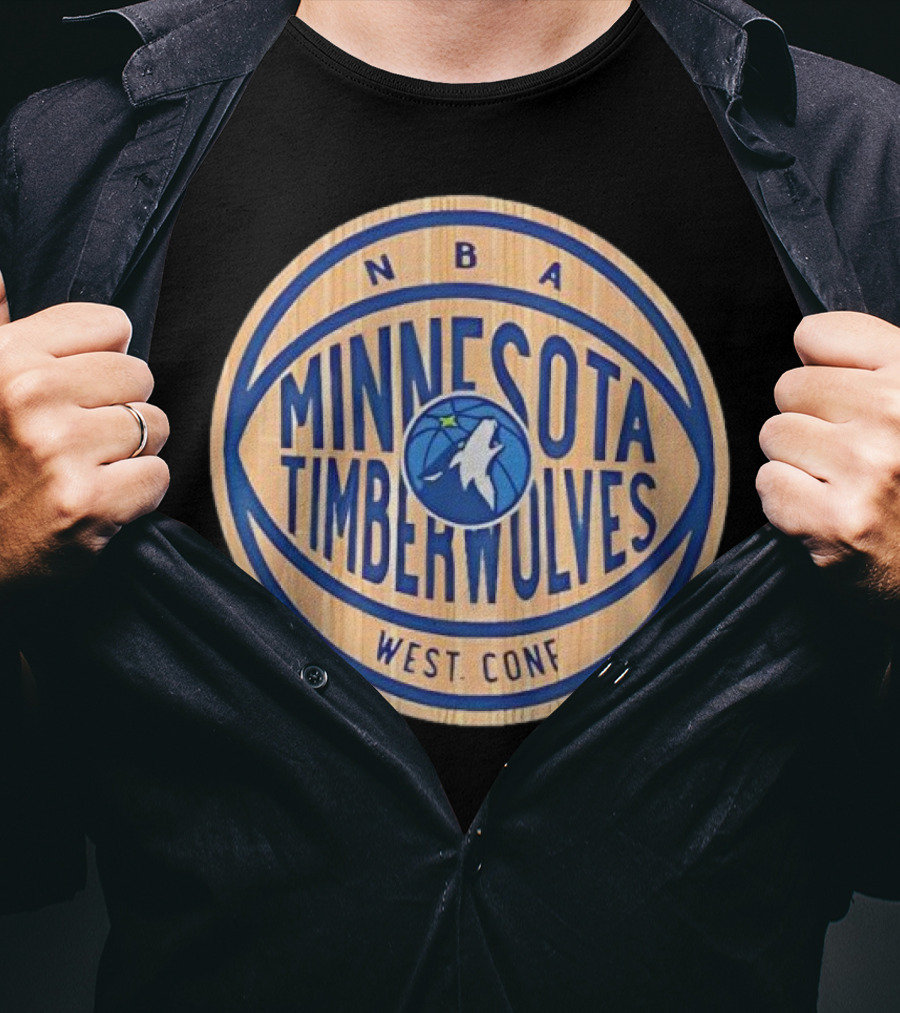 NBA Minnesota Timberwolves West Conf Team Emblem T-Shirt