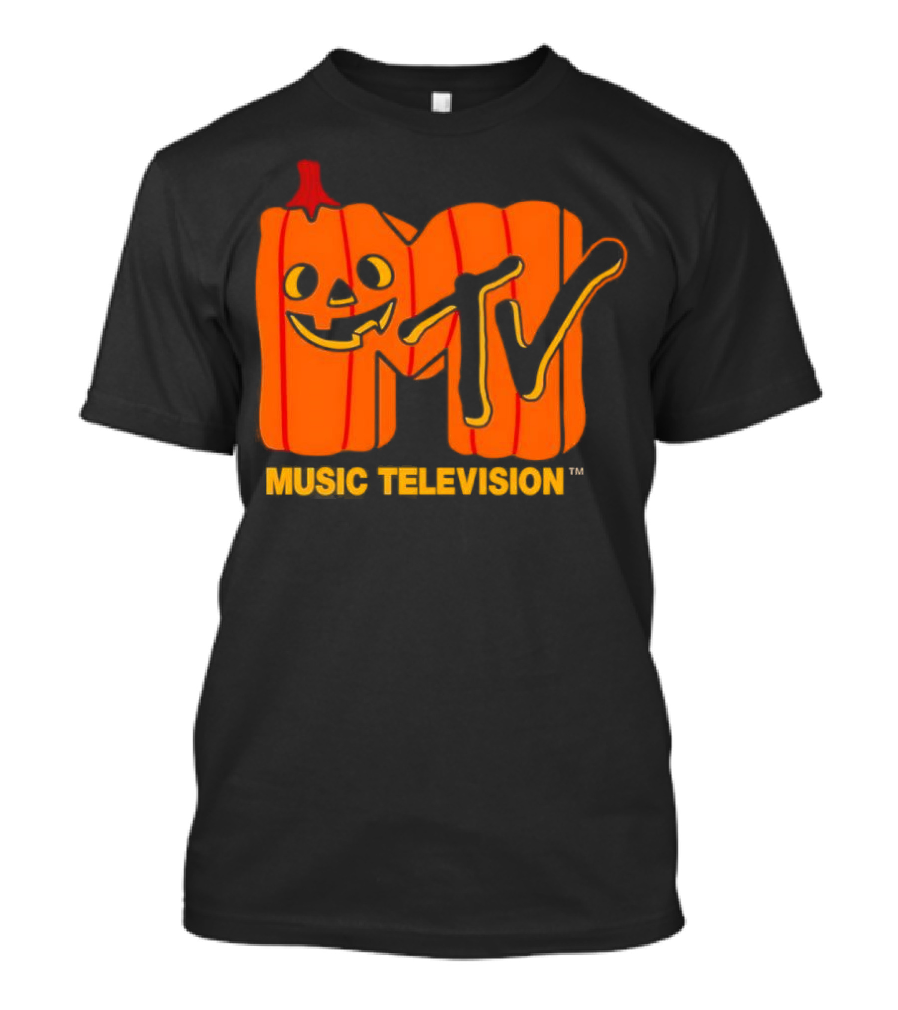 MTV Music Television Pumpkin Halloween T-Shirt