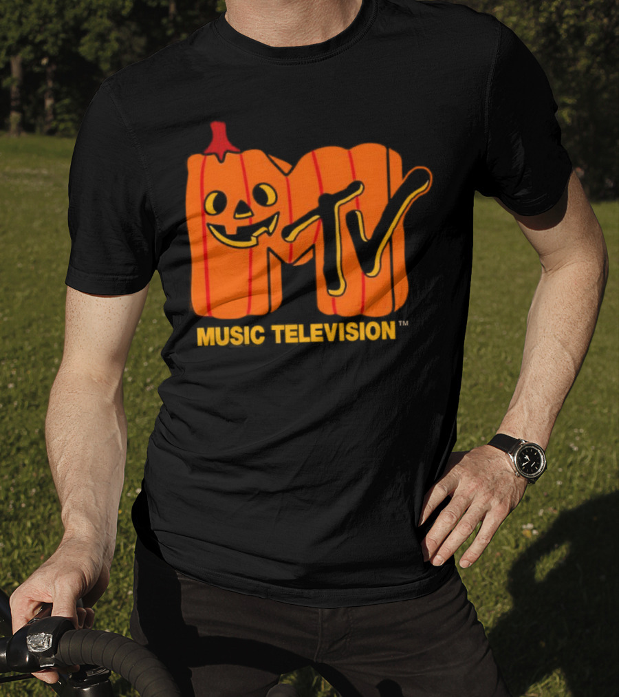 MTV Music Television Pumpkin Halloween T-Shirt
