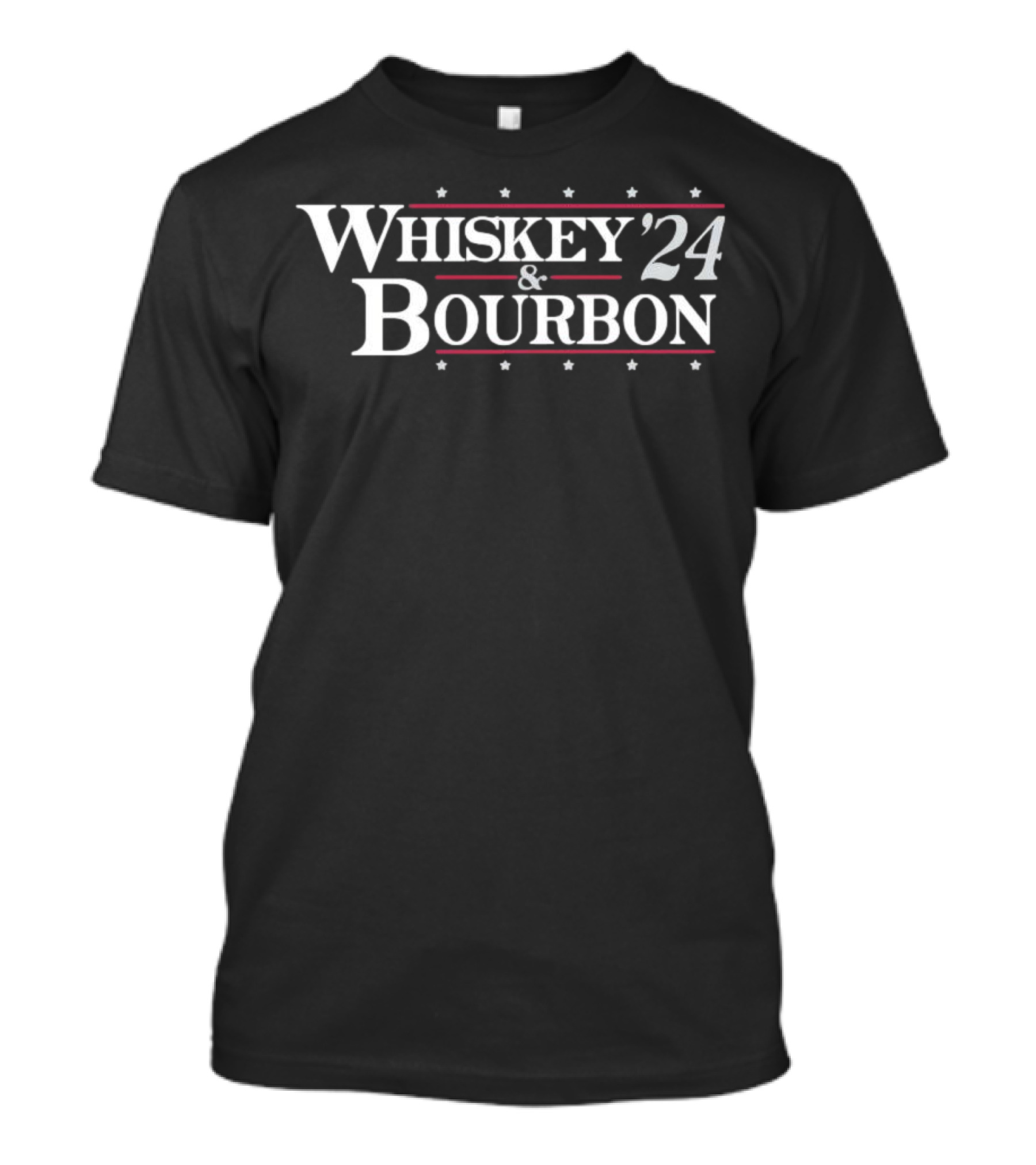 Whiskey 24 Bourbon Stars And Stripes ’24 Election T-Shirt
