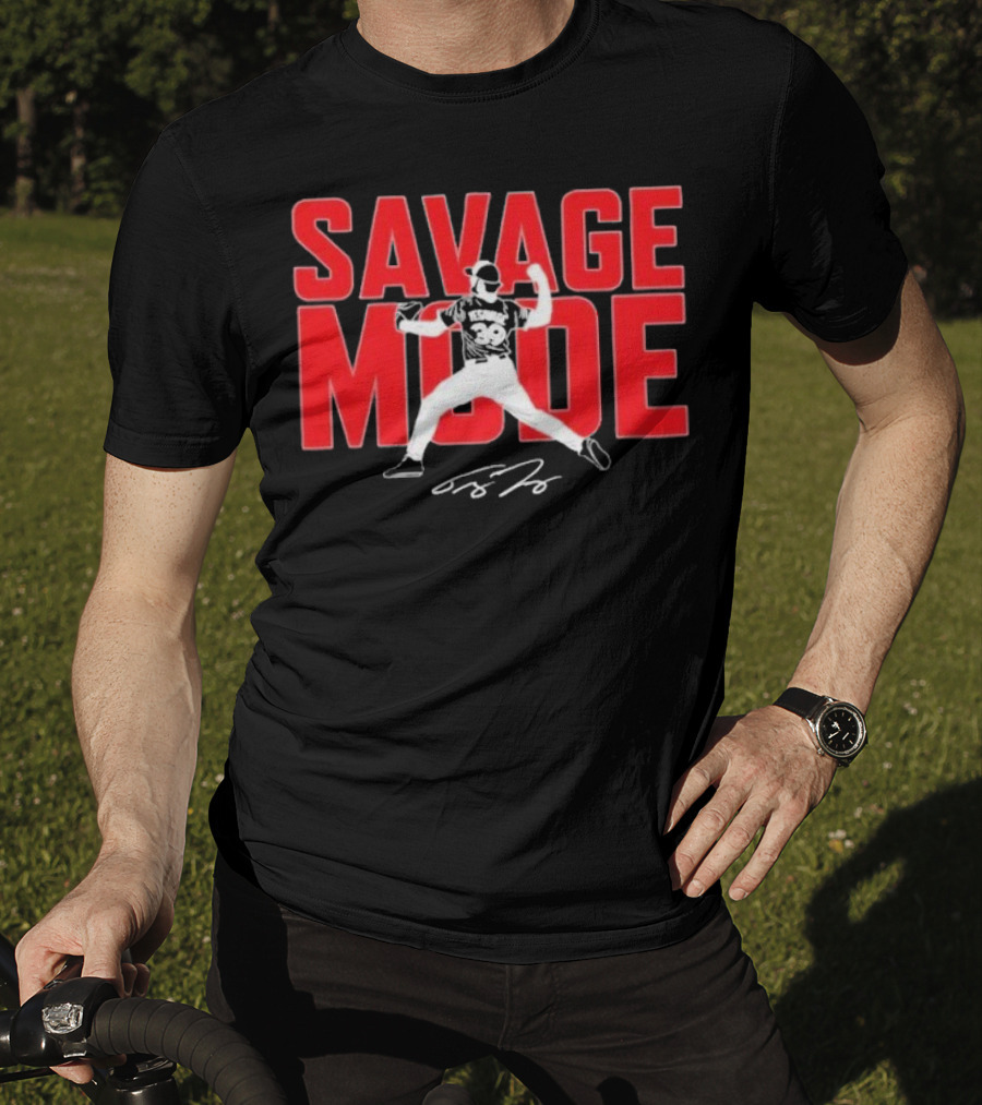 Savage Mode Trey Yesavage Toronto Blue Jays Signature T-Shirt