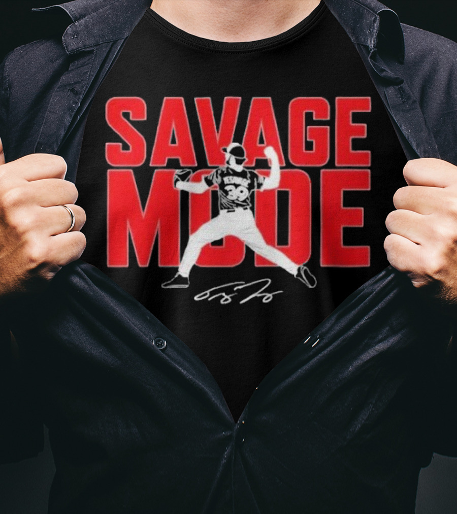 Savage Mode Trey Yesavage Toronto Blue Jays Signature T-Shirt