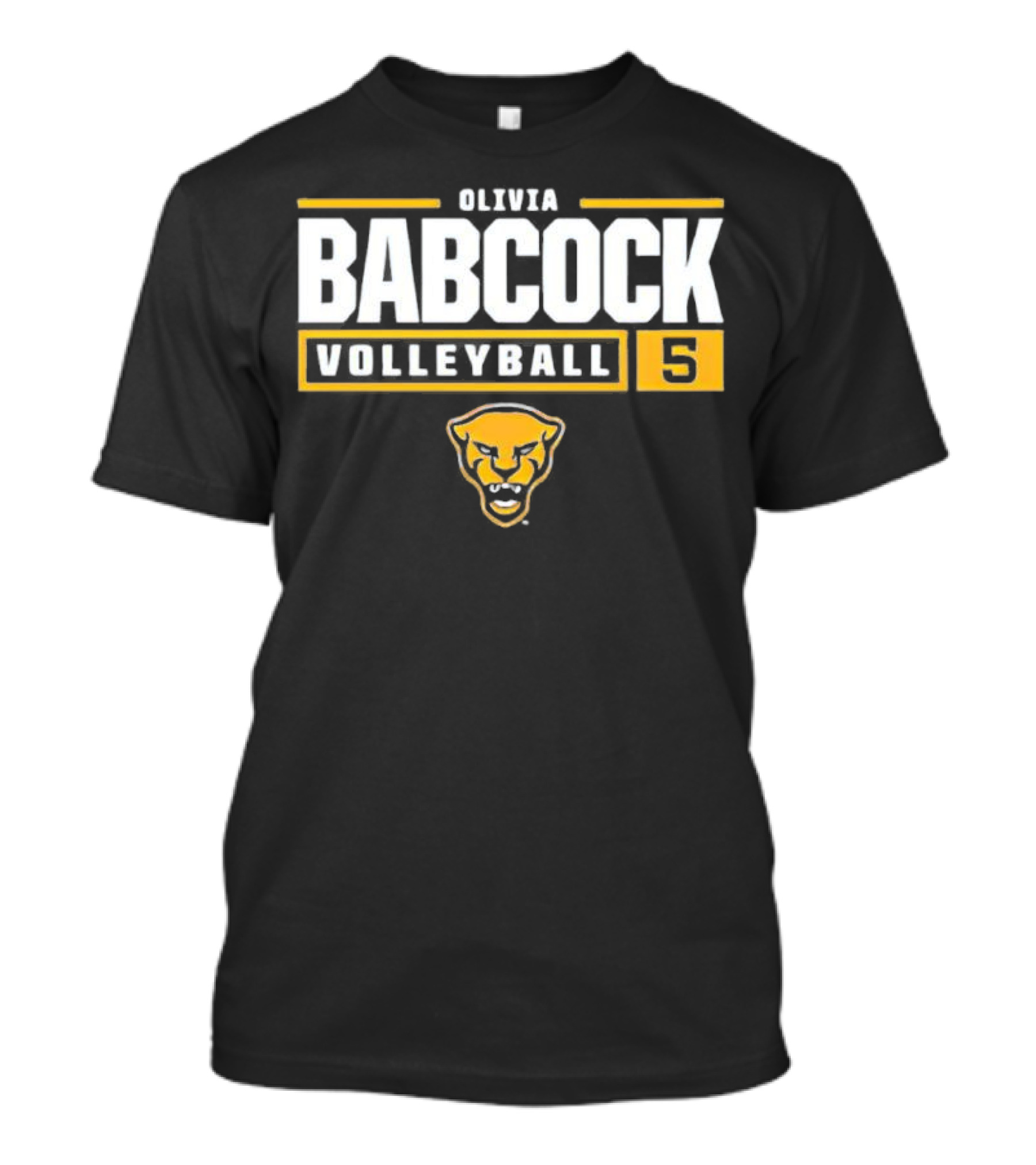Olivia Babcock Volleyball Pitt Panthers 5 T-Shirt