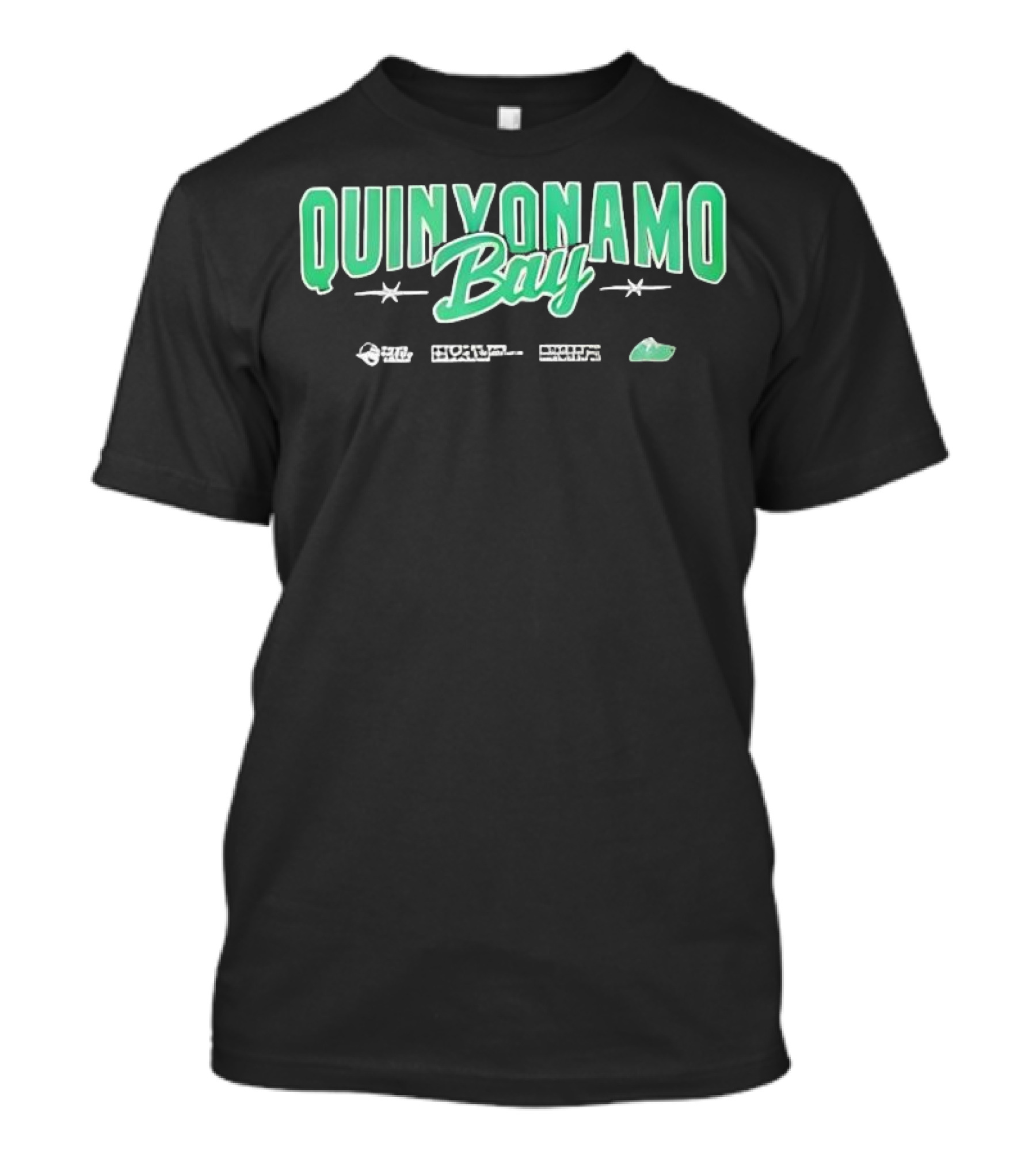 Quinyonamo Bay Authentic Merchandise Guantanamo Bay Exclusive Icons T-Shirt