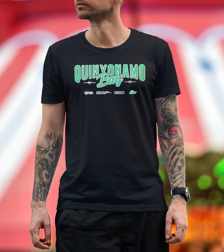 Quinyonamo Bay Authentic Merchandise Guantanamo Bay Exclusive Icons T-Shirt
