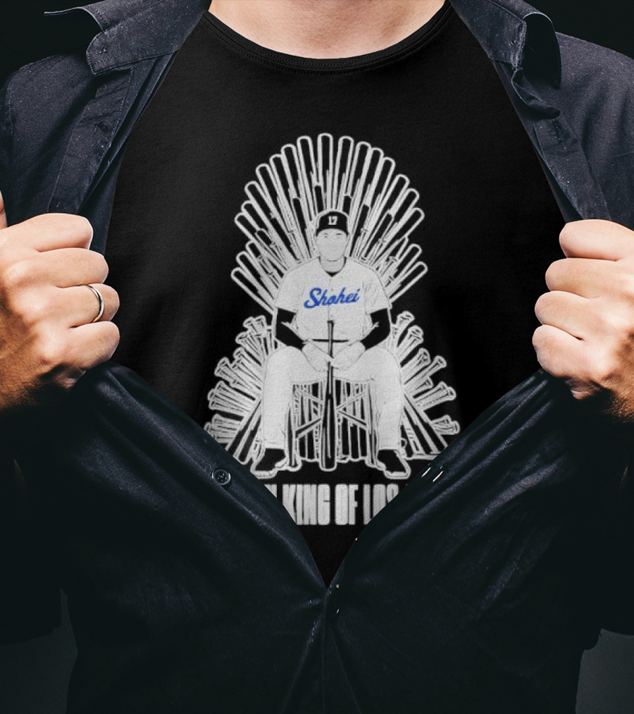 Shohei Home Run King Of Los Angeles Throne Baseball Player T-Shirt