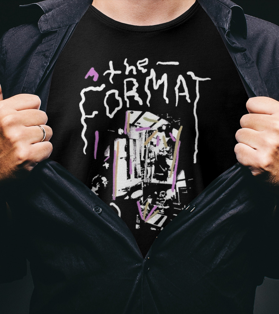 The Format Band Berry Pastel Abstract Art Vibrant Style T-Shirt