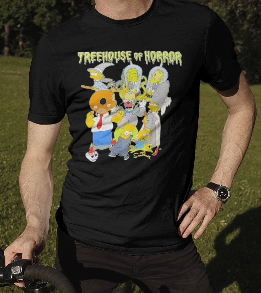 The Simpsons Treehouse Of Horror Characters Halloween Compilation T-Shirt