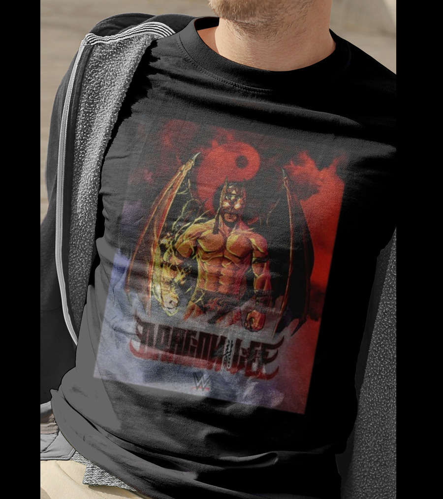 Dragon Lee WWE Superstar Wrestling Persona Artwork T-Shirt