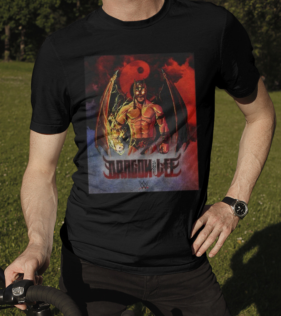 Dragon Lee WWE Superstar Wrestling Persona Artwork T-Shirt