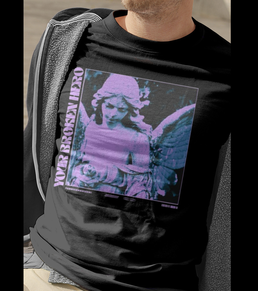 Your Broken Hero Emo’s Not Dead Angel T-Shirt