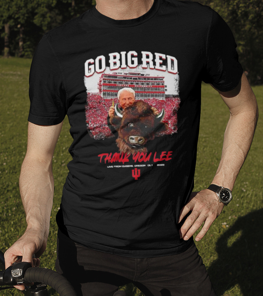 Go Big Red Indiana University Thank You Lee Corso T-Shirt