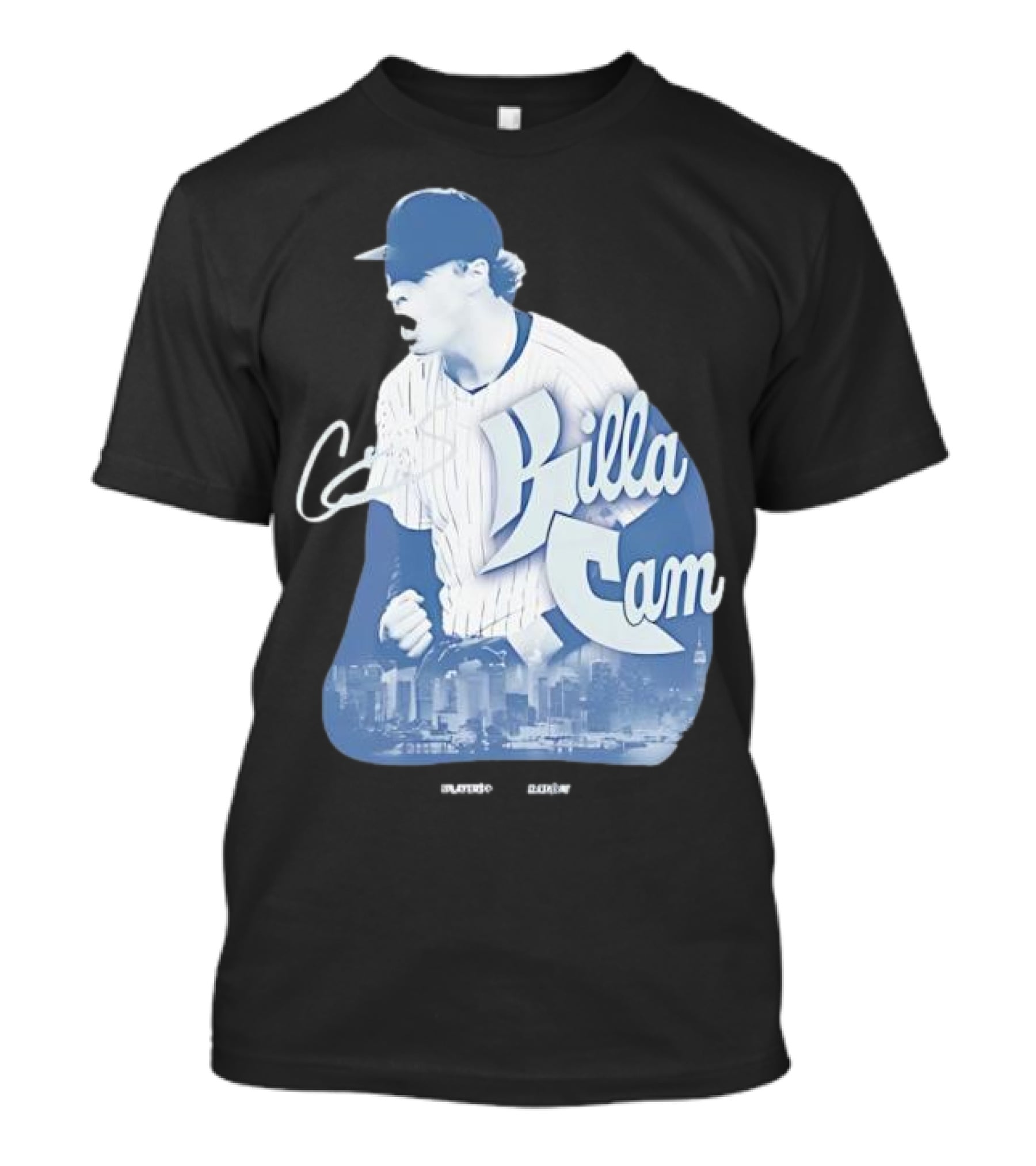 Killa Cam New York Yankees Cityscape Pitcher Style T-Shirt