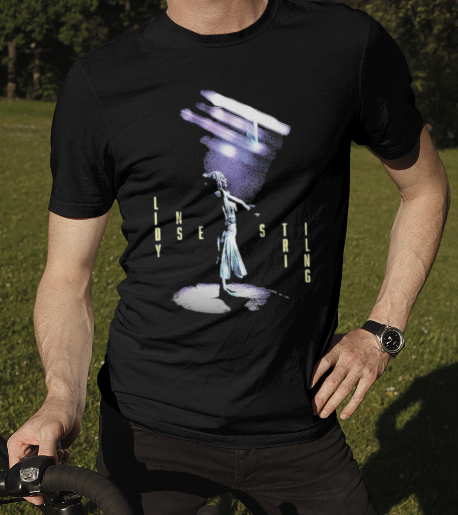 Lindsey Stirling Energetic Stage Performance With Spotlight T-Shirt