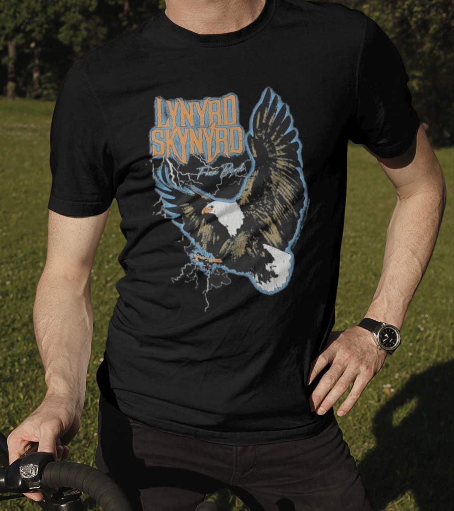 Lynyrd Skynyrd Free Bird Lightning Eagle Vintage Style T-Shirt