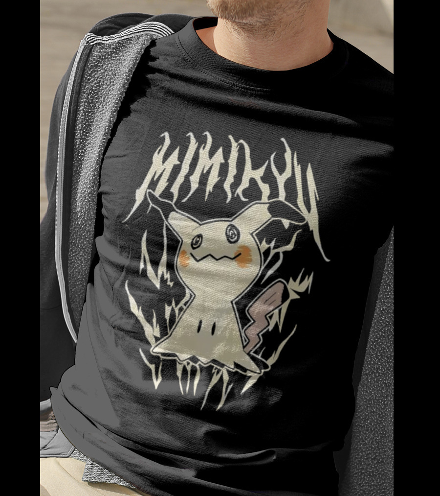 Mimikyu Pokémon Character Creepy Ghostly Appearance T-Shirt