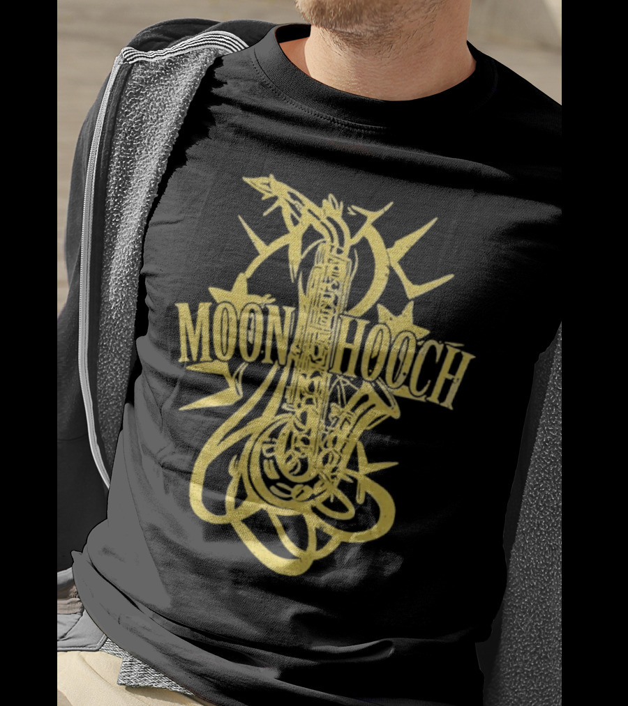 Moon Hooch Saxophone Burst Yellow Graphic T-Shirt