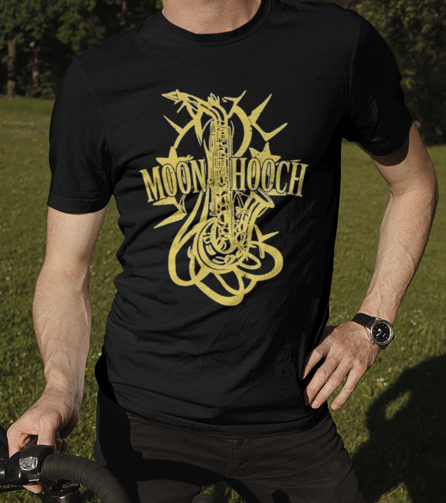 Moon Hooch Saxophone Burst Yellow Graphic T-Shirt