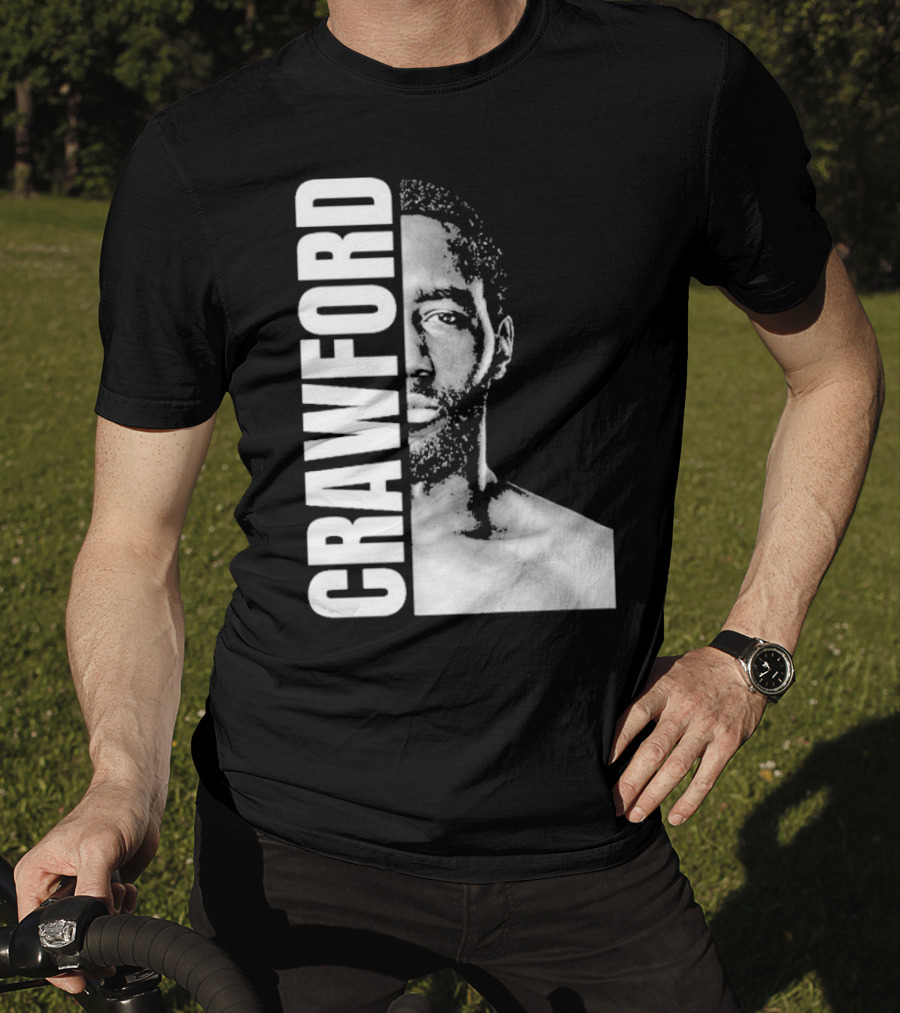 Crawford Face Of Boxing Terence Black And White Style T-Shirt