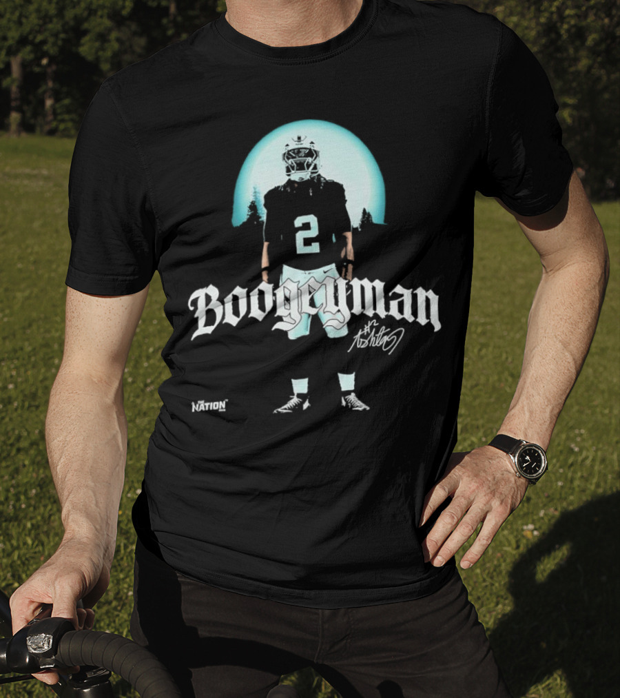 The Boogeyman Jalen Hurts 2 Signature NFL Player Moonlight T-Shirt