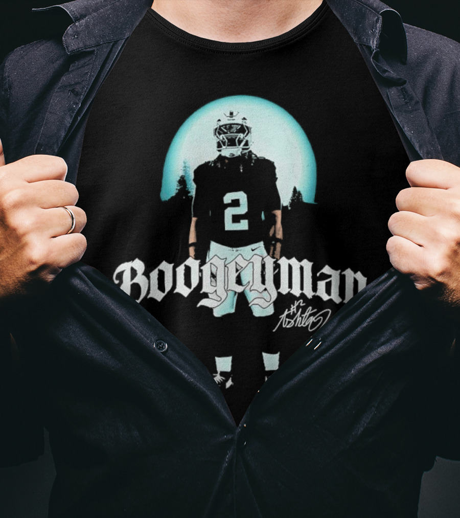 The Boogeyman Jalen Hurts 2 Signature NFL Player Moonlight T-Shirt