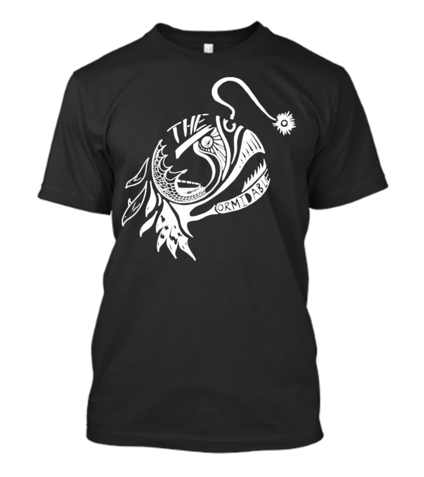 The Joy Formidable MC Fish Unique Anglerfish Art T-Shirt